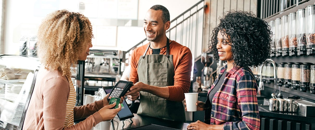 Client using credit card as a payment