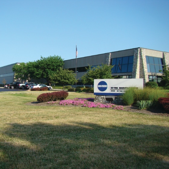 Exterior of Hi-Tek Manufacturing building