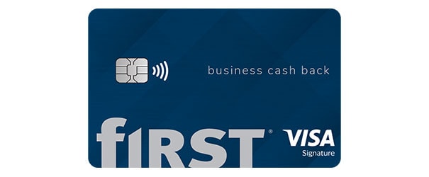 First Financial Visa Business Cash Back Credit Card