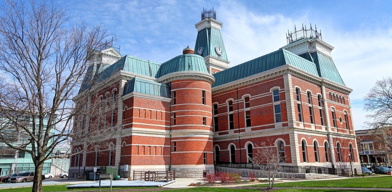 Bartholomew County Courthouse in Columbus, Indiana