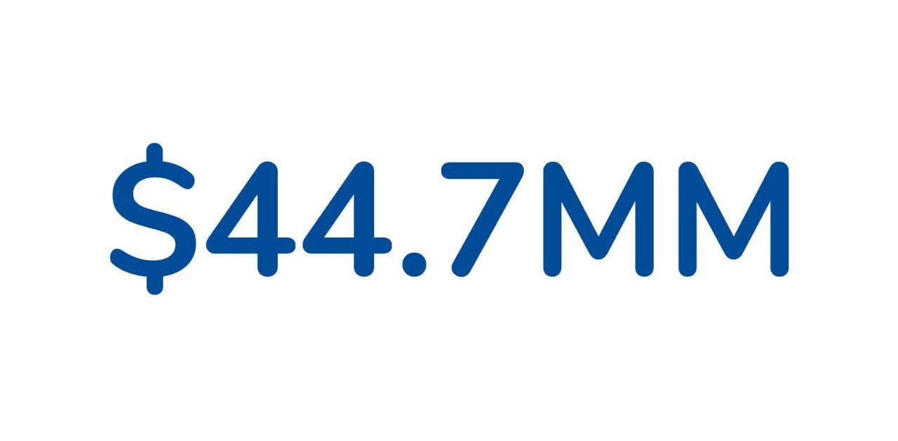 $44.7MM