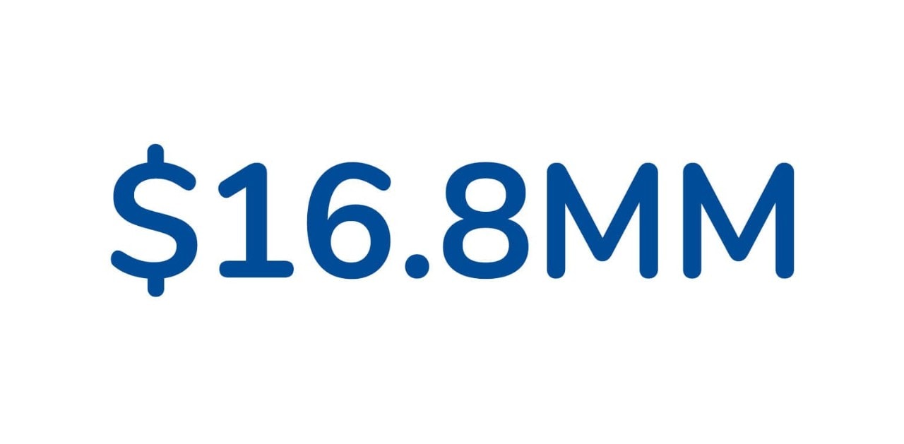 $16.8MM