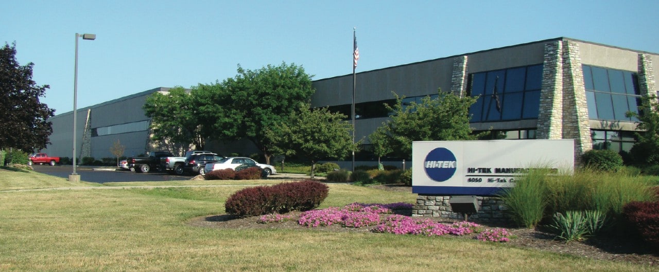 Exterior of Hi-Tek Manufacturing building