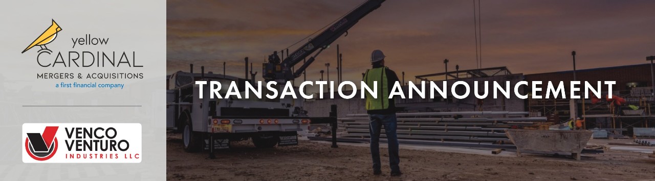 Yellow Cardinal Mergers & Acquisitions and Venco Venturo Industries LLC logos