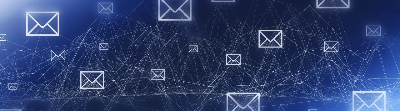 Email icons in connection matrix