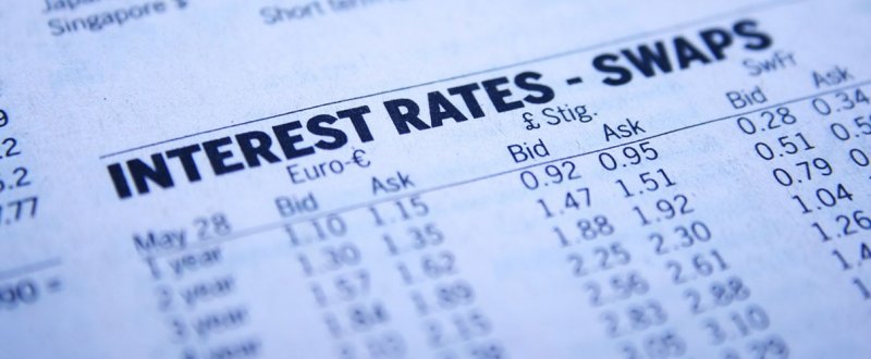 Printed list of interest rate swap data