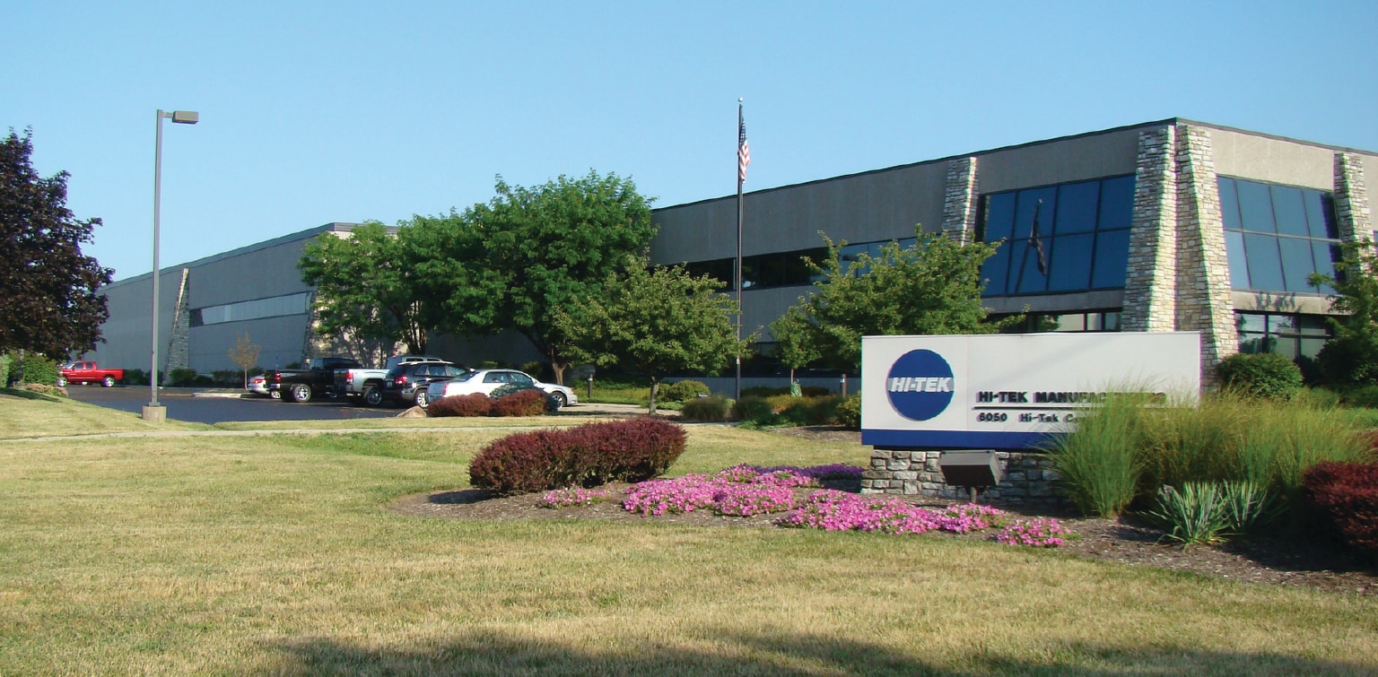 Exterior of Hi-Tek Manufacturing building