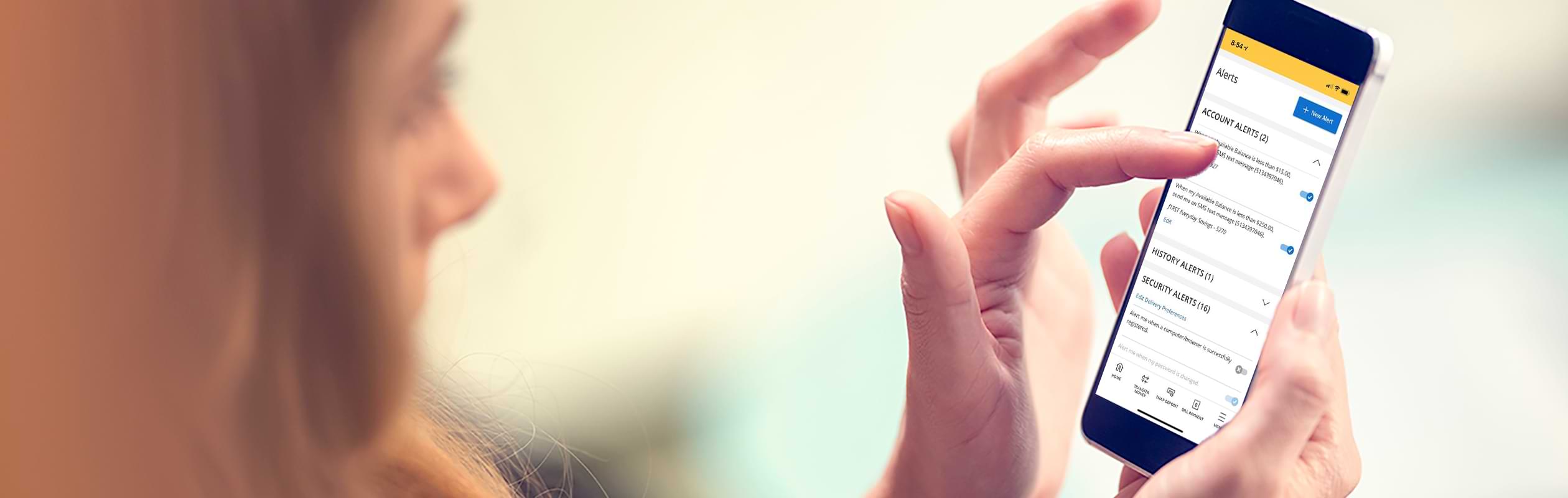 Online Banking & Mobile App Account Alerts First Financial Bank