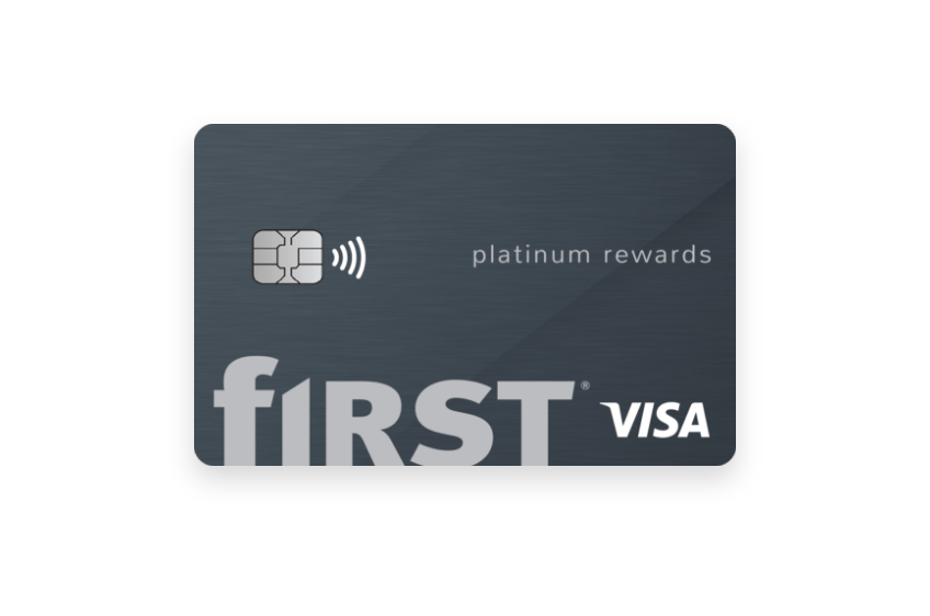 First Financial Bank's Visa Platinum Rewards credit card