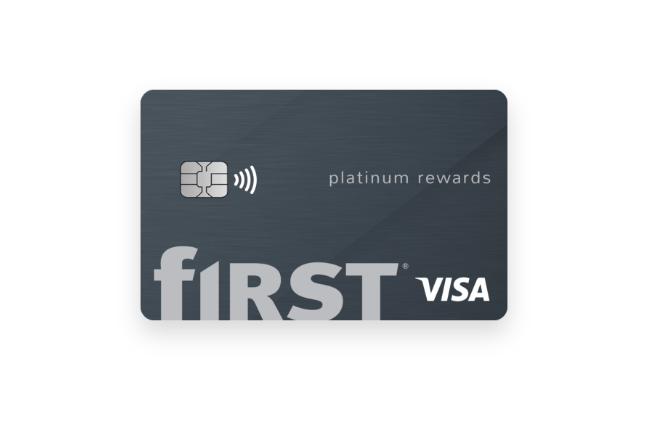 First Financial Bank's Visa Platinum Rewards credit card