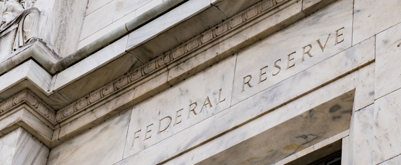 Exterior of a Federal Reserve building