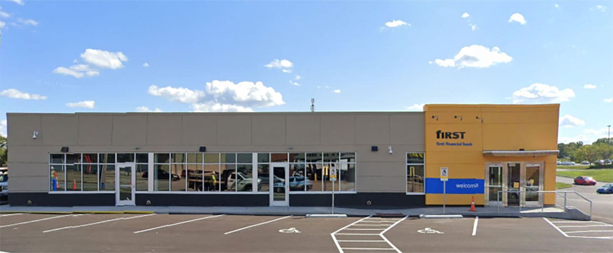 Photo of the outside of a First Financial Bank location